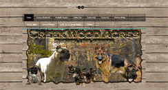 Desktop Screenshot of creekwoodacres.com
